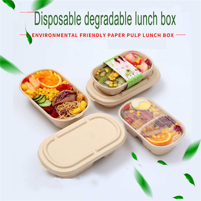 Disposable Tableware Sugarcane Pulp Bamboo Pulp Bowl 100% Degradable