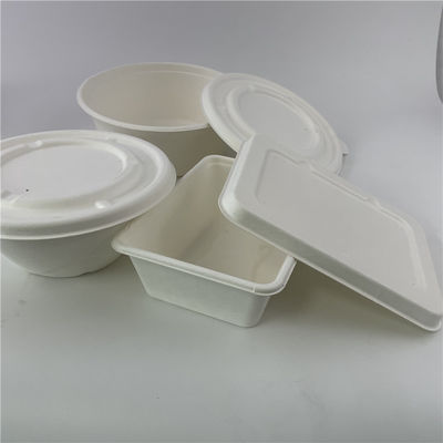 Small Disposable Biodegradable Sugarcane Bagasse Pulp Sauce Cup With Lid