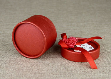 Christmas Round Custom Paper Packaging Box Foldable UV Aqueous Coating