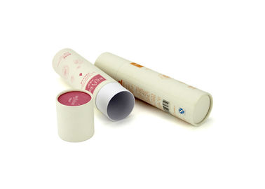 Eco-friendly Food Grade Round Shape Paper Tube Packing Cosmetic / Tea / Tee