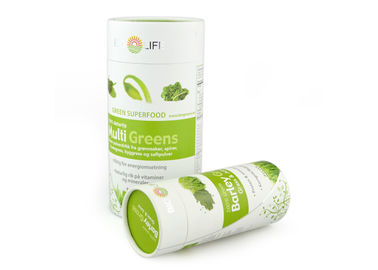 Airtight Composite Cardboard Tube Packaging Green Recycled For Tea