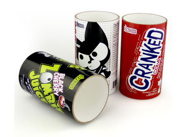 Food Cutting Gloss Lamination Packaging , Gift Cardboard Cans Packaging