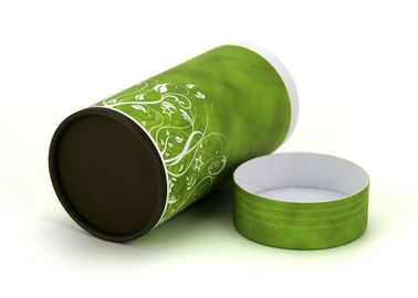 Tea Herb Paper Tube Packaging Flexible Gloss / Matt Lamination