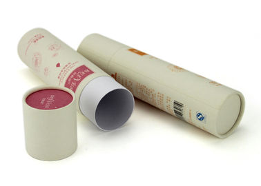 Recyclable Cosmetic Custom Paper Tubes Colorful Printing Lightweight