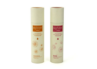 Recyclable Cosmetic Custom Paper Tubes Colorful Printing Lightweight