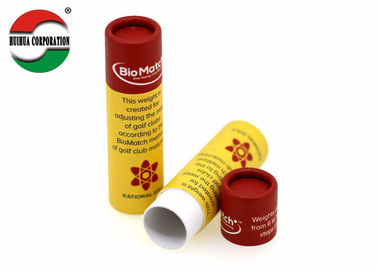 CMYK Printing Cardboard Tube Package For Accessories Packaging