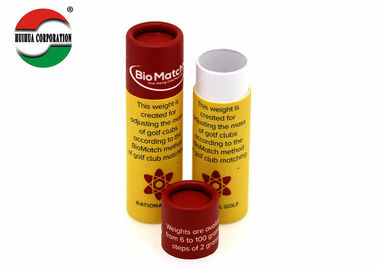 CMYK Printing Cardboard Tube Package For Accessories Packaging