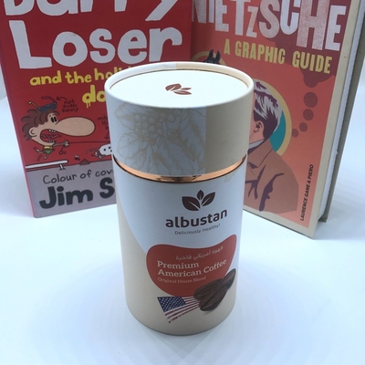 Coffee Bean Can Food Grade Round Paper Tube Packaging Moisture - Proof